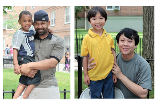 NYCHA Father's with their children