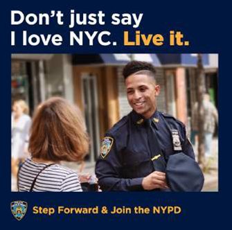 NYPD Recruitment Twitter link image