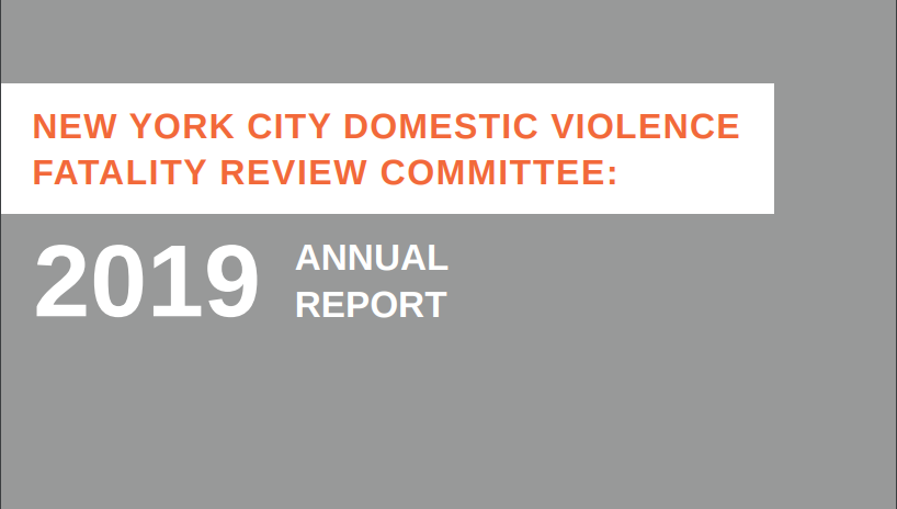  York City Domestic Violance Fatality Review Committee