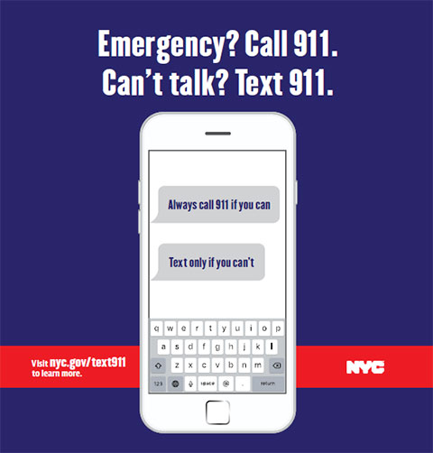 NewYorkers can now text 911