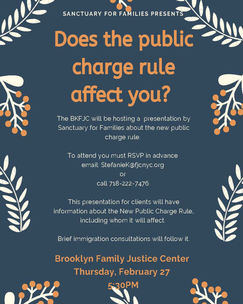 Does the public charge rule affect you?