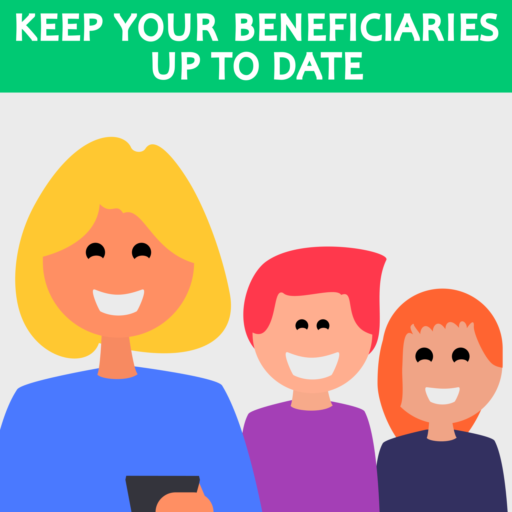 Log in to Your DCP Account: Keep Beneficiaries Up to Date