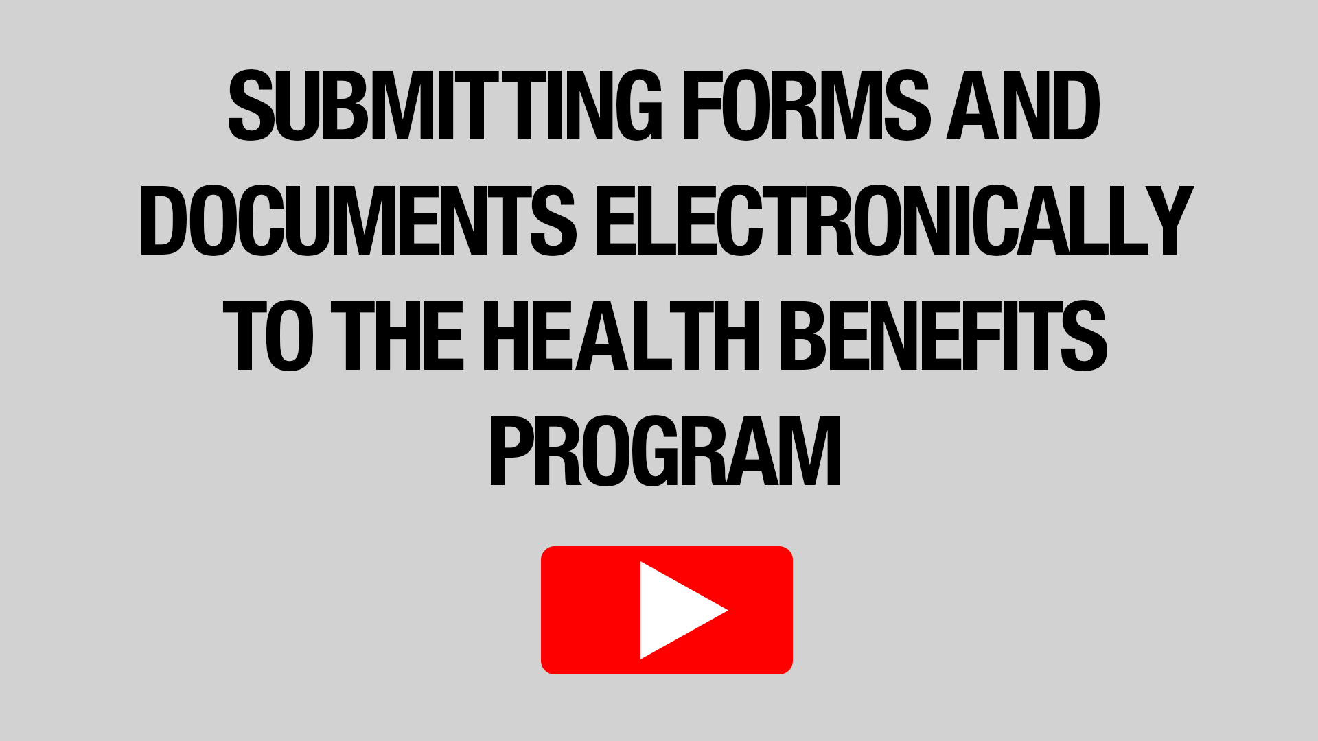 Submit Forms and Documents Electronically to HBP