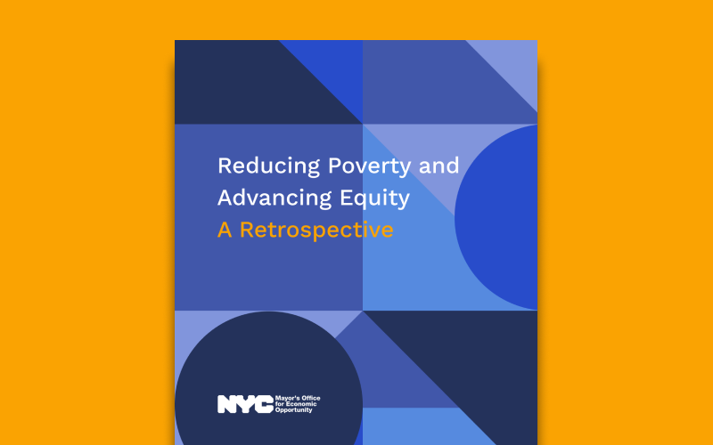 Image of the cover of NYC Opportunity's Retrospective report
                                           
