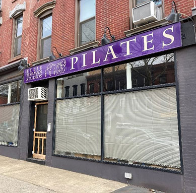 Pilates storefront 