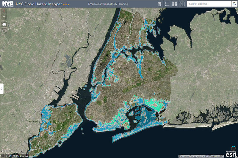 NYC Flood Hazard Mapper