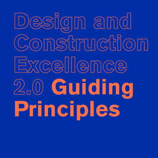 Access the Department of Design and Construction’s Guiding Principles web page