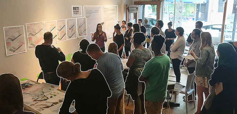 Workshop participants sharing their feedback on different zoning strategies for the floodplain.