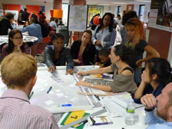 Participants at Planning Charrette, Oct 15, 2011 - Fannie Lou Hamer HS, Bronx, NY 