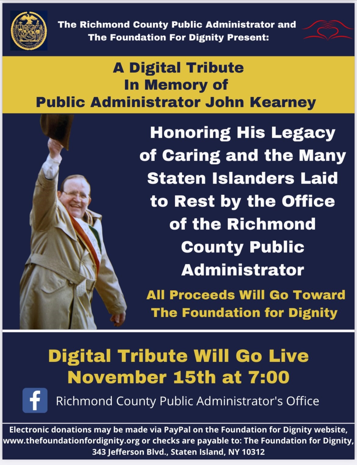 A Digital Tribute In Memory of Public Administrator John Kearney