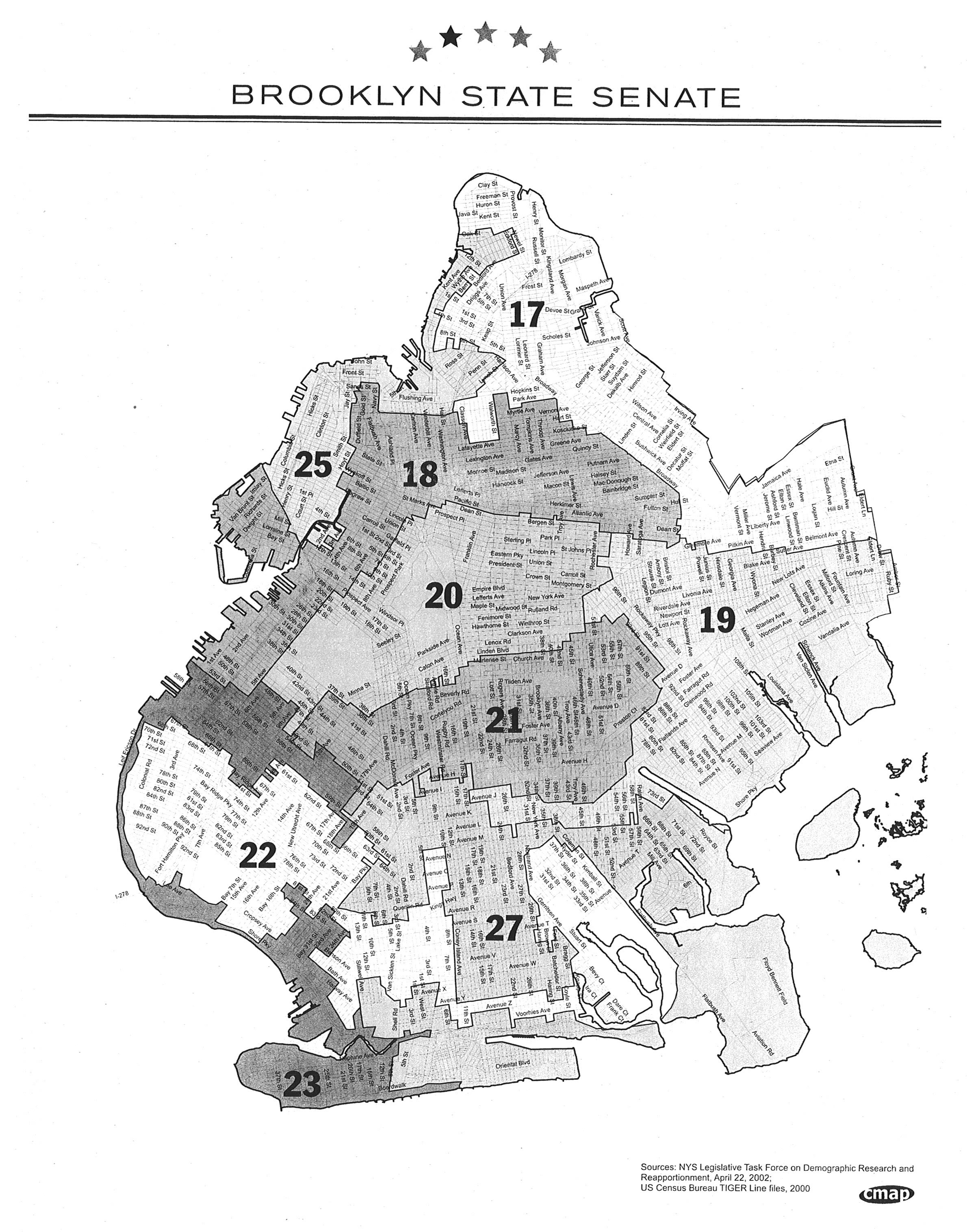 Brooklyn state senate map