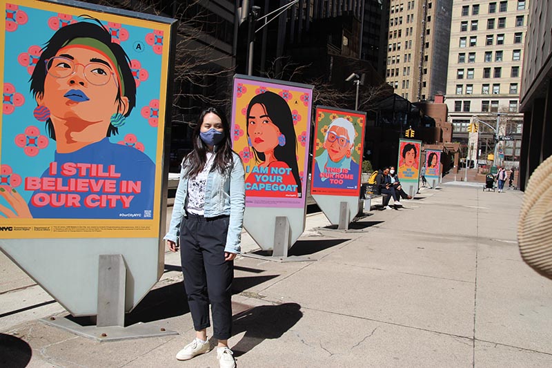 Art installation on NY streets