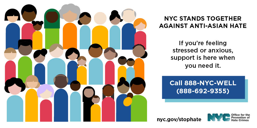 NYC Stands Together Against Anti-Asian Hate
                                           