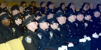 Members of the 2003 graduating class of DEP's Environmental Protection Police Academy.