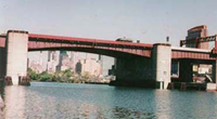 View of the Pulaski Bridge