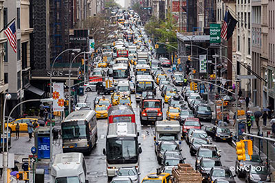DOT Traffic Congestion 5th Avenue Midtown Manhattan