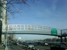 East 78th Street pedestrian bridge