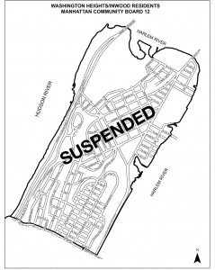 Map of suspended street cleaning regulations starting April 29