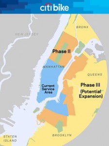 Citi bike potential expansion phase three