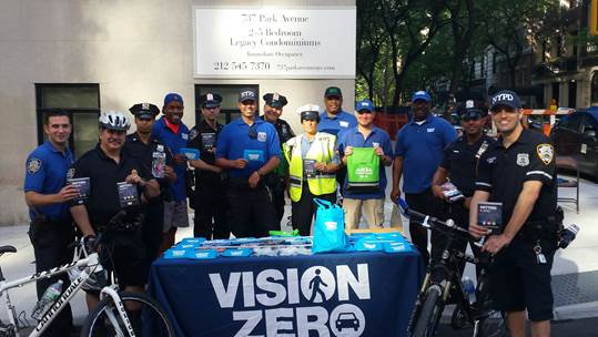 Street Teams launched by NYPD and NYC DOT for Vision Zero