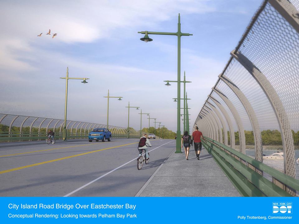 Conceptual rendering of City Island Bridge