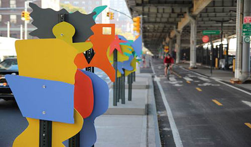 New Artwork on South Street in Lower Manhattan