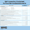 Self Inspection Checklist for Food Service Violations